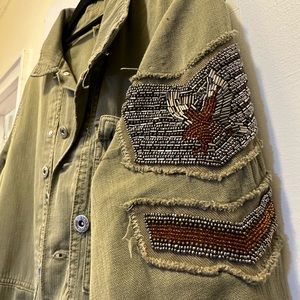 Free people military shacket